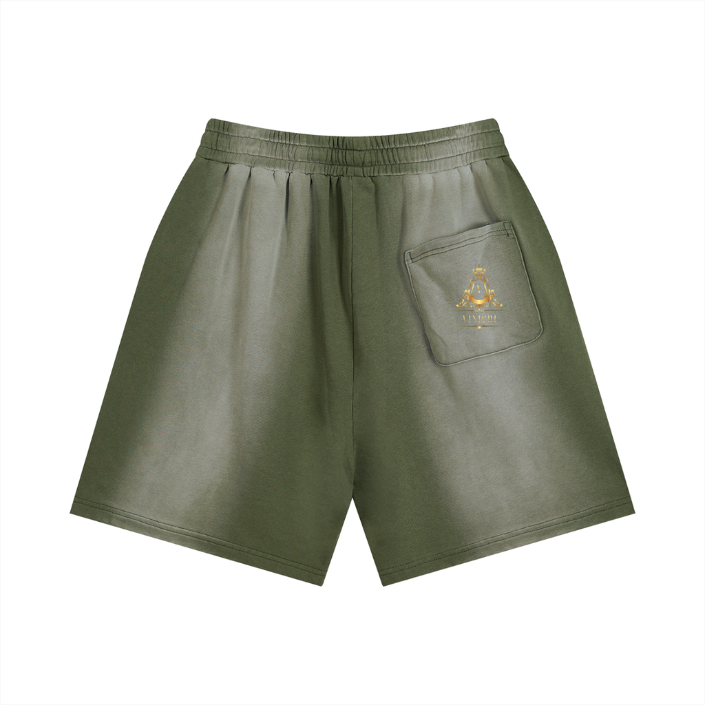Sun Fade Distressed Shorts