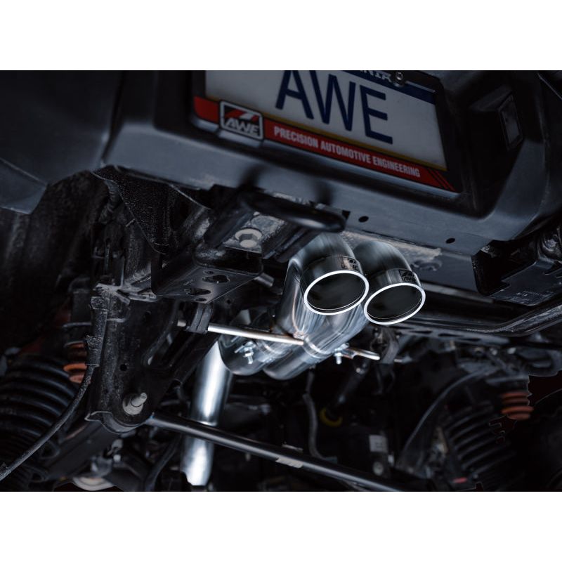 AWE Tuning 2022+ Ford Bronco Raptor 4WD Dual BashGuards Cat-Back SwitchPath Exhaust (No Tips)