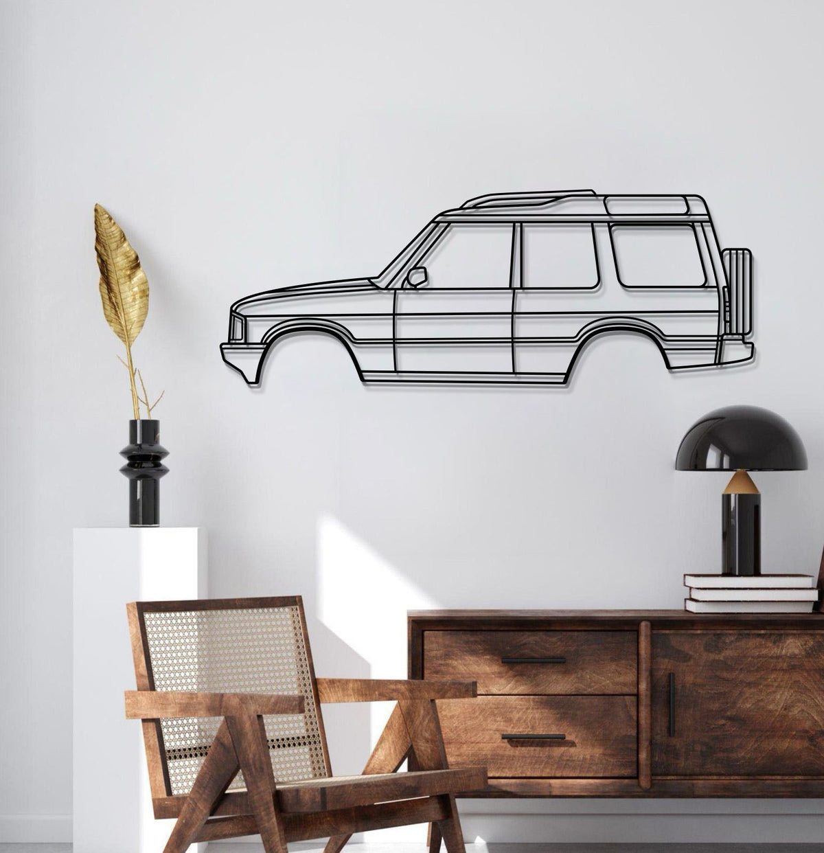 2000 Discovery Series II (L318) 1st Gen Metal Car Wall Art - MT0279