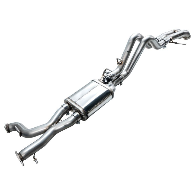 AWE Tuning 2022+ Ford Bronco Raptor 4WD Dual BashGuards Cat-Back SwitchPath Exhaust (No Tips)
