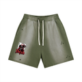 Sun Fade Distressed Shorts