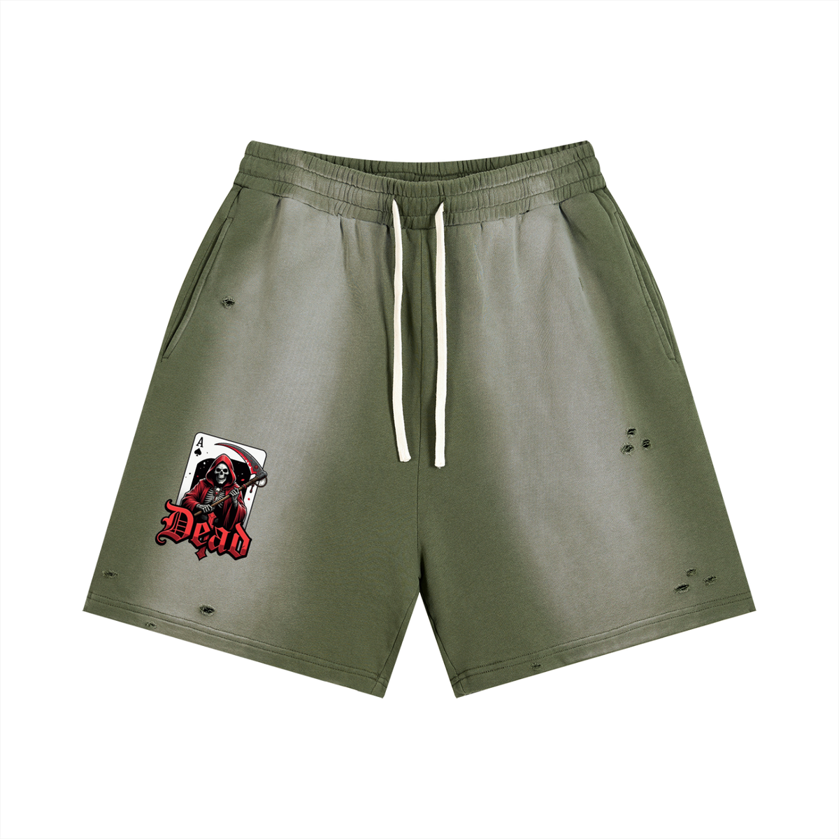 Sun Fade Distressed Shorts