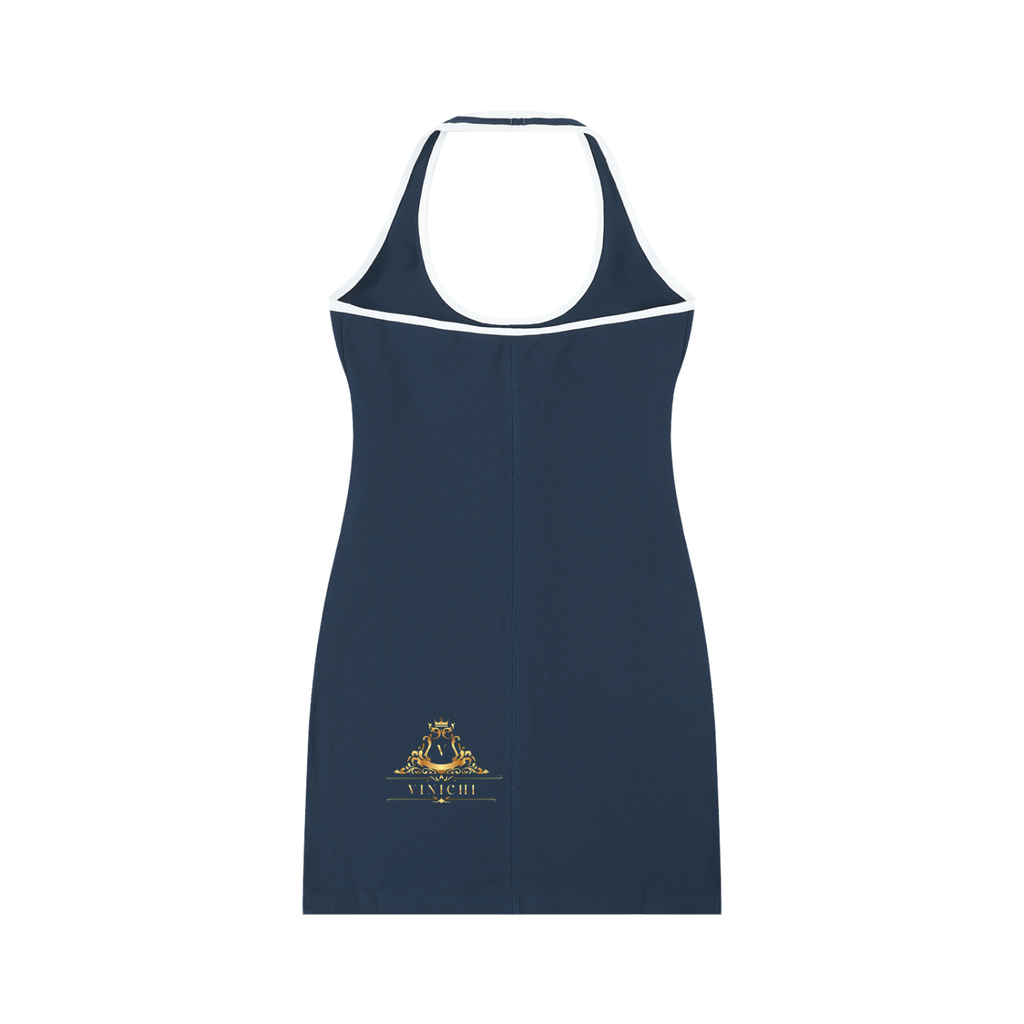 Women's Binding Tight Halter Dress