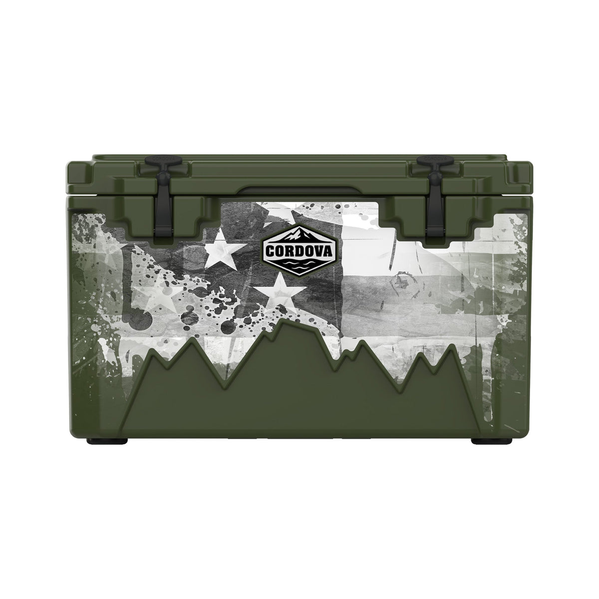 American Flag Hard Cooler