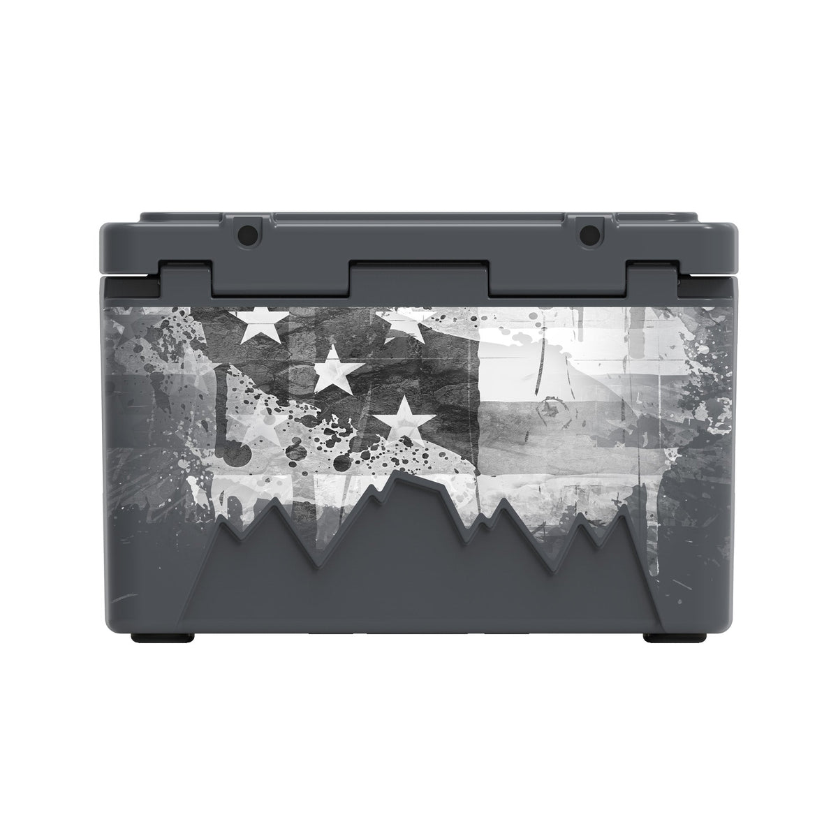 American Flag Hard Cooler