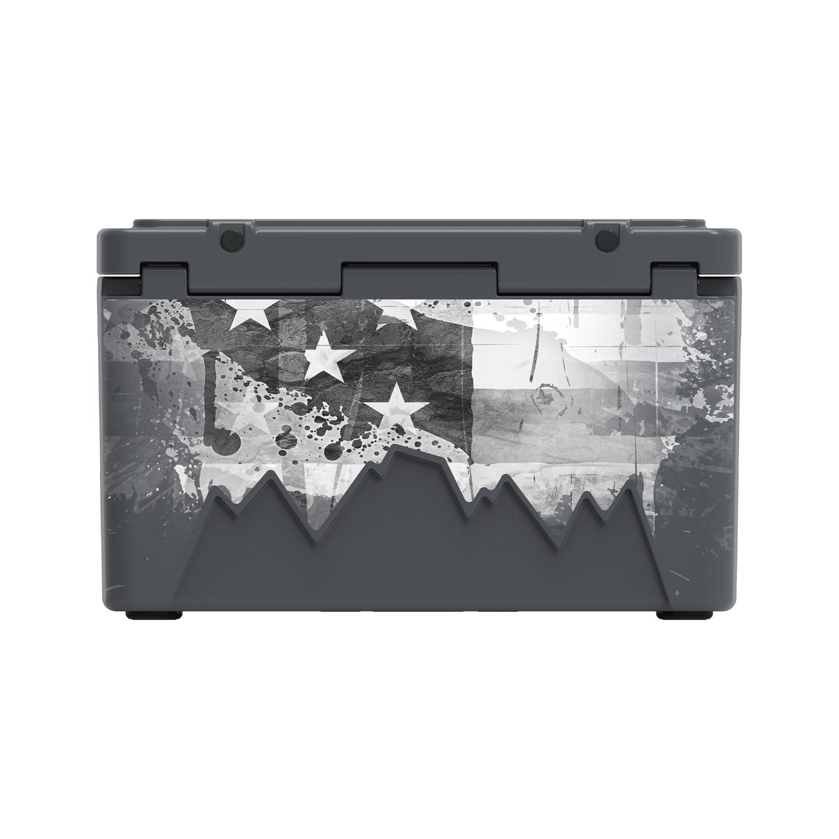 American Flag Hard Cooler