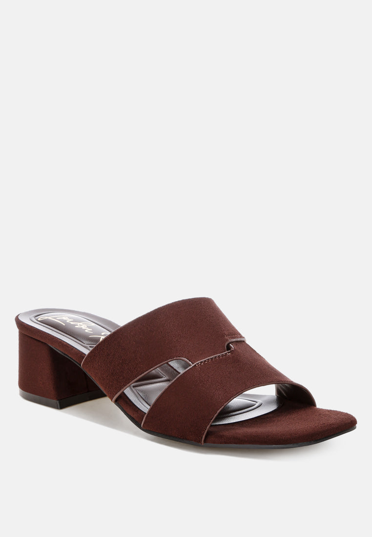 Block Heel Slip Ons by Mode
