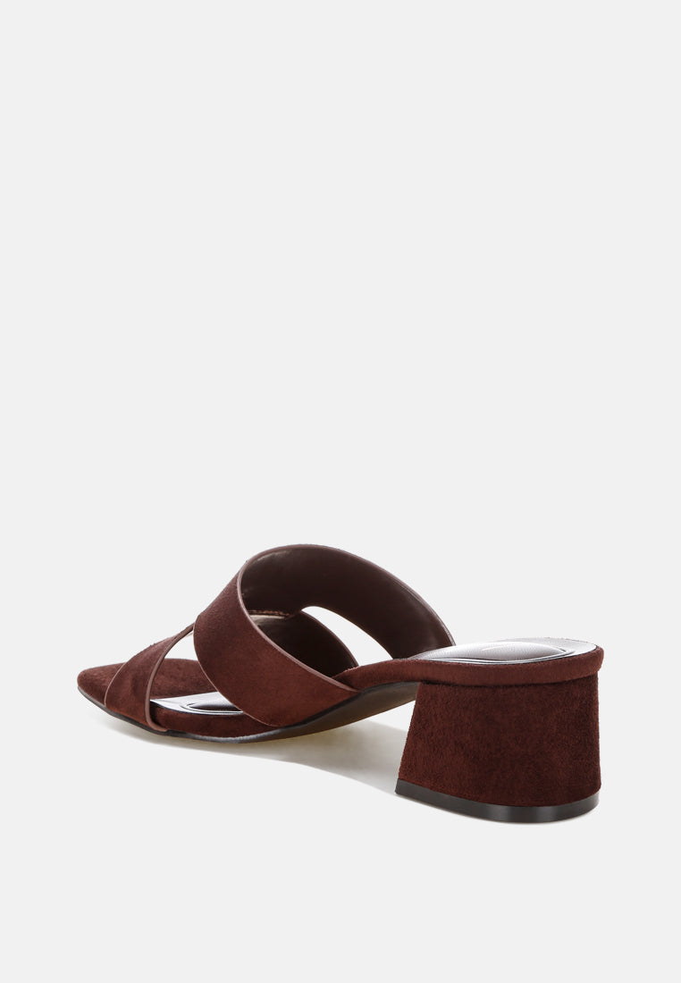 Block Heel Slip Ons by Mode