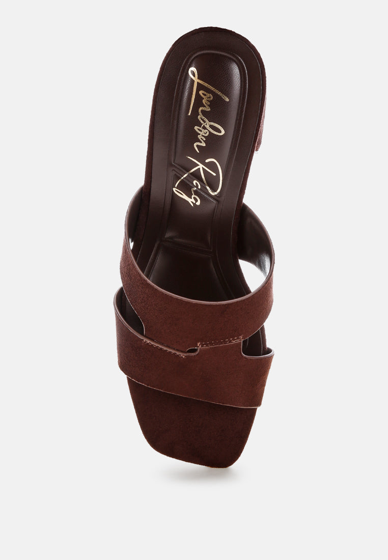Block Heel Slip Ons by Mode