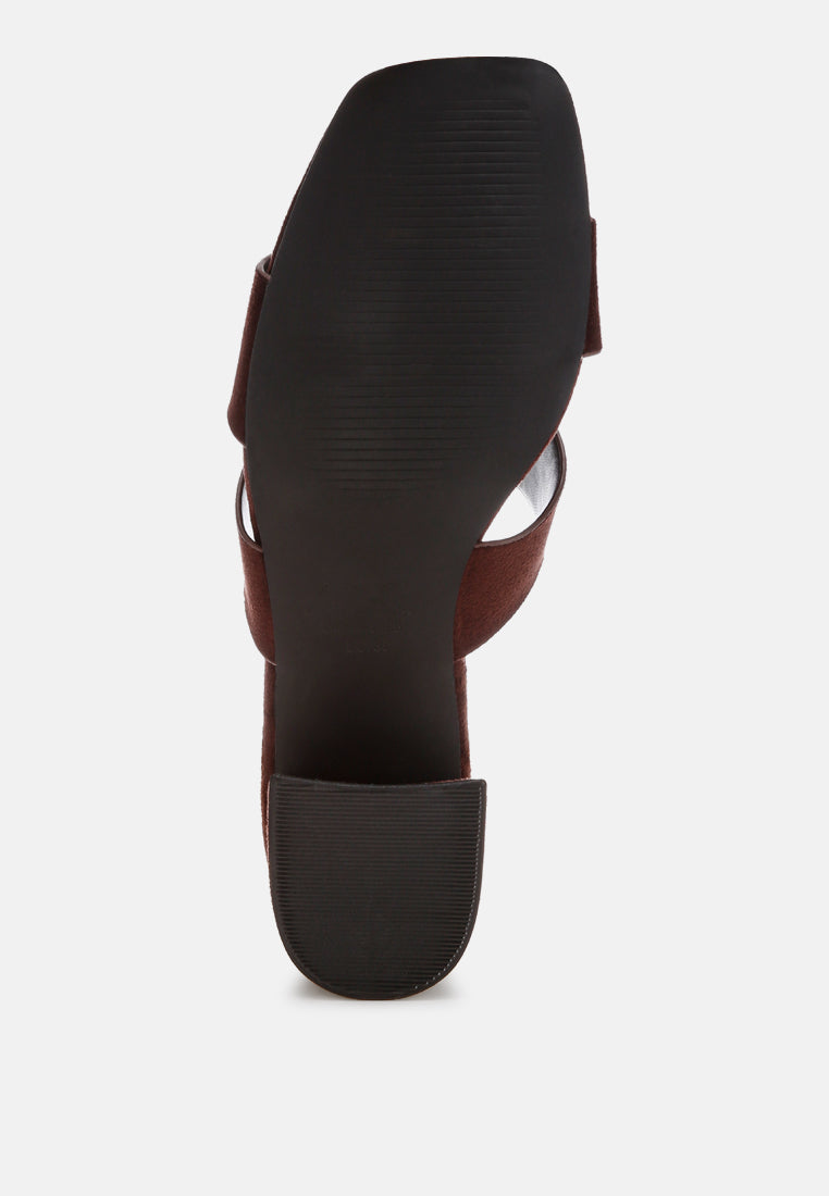 Block Heel Slip Ons by Mode