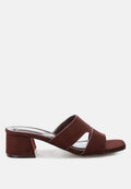Block Heel Slip Ons by Mode