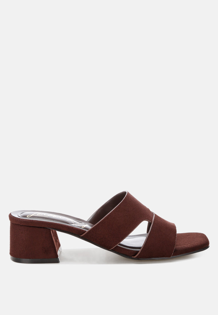 Block Heel Slip Ons by Mode