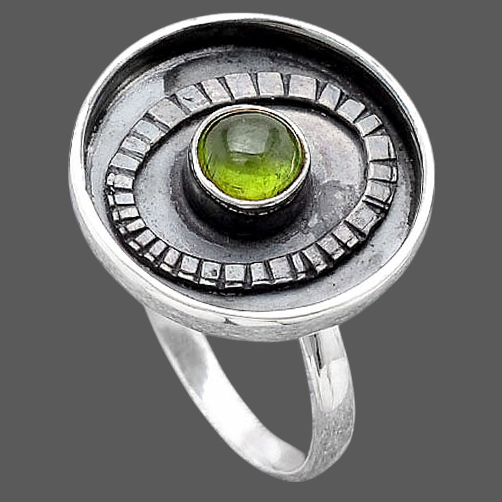 Natural Multi Tourmaline Ring size-8 R-1080 SDR245601