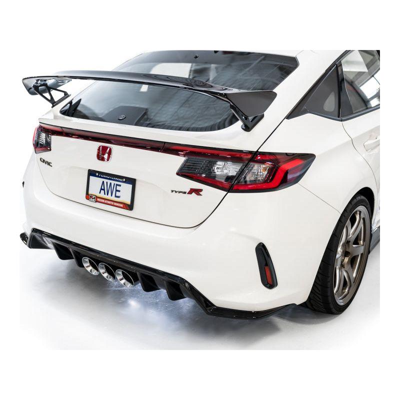 AWE Tuning 2023+ Honda Civic Type R FL5 Track Edition Exhaust w/ Triple Chrome Silver Tips