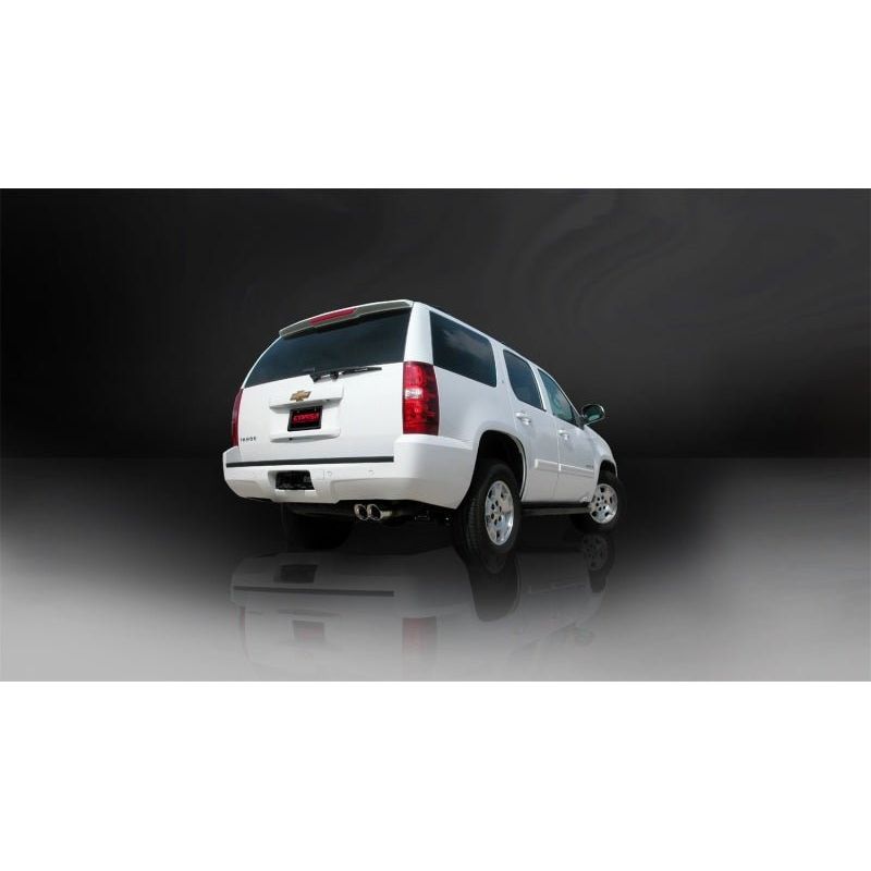 Corsa 09-11 Chevrolet Tahoe 5.3L V8 Polished Sport Cat-Back Exhaust