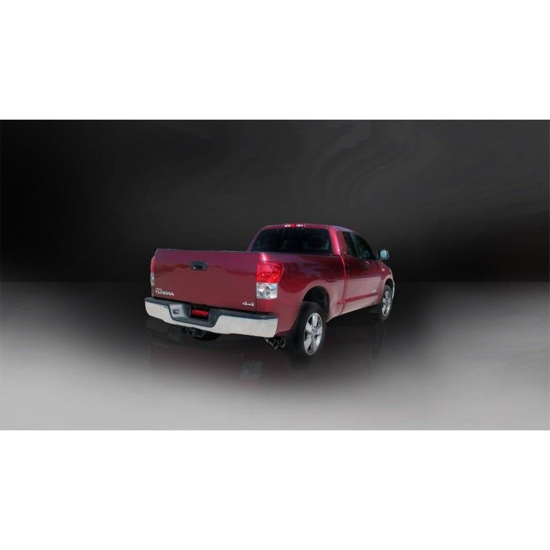 Corsa 11-14 Toyota Tundra Double Cab/Crew Max 5.7L V8 Black Sport Cat-Back Exhaust