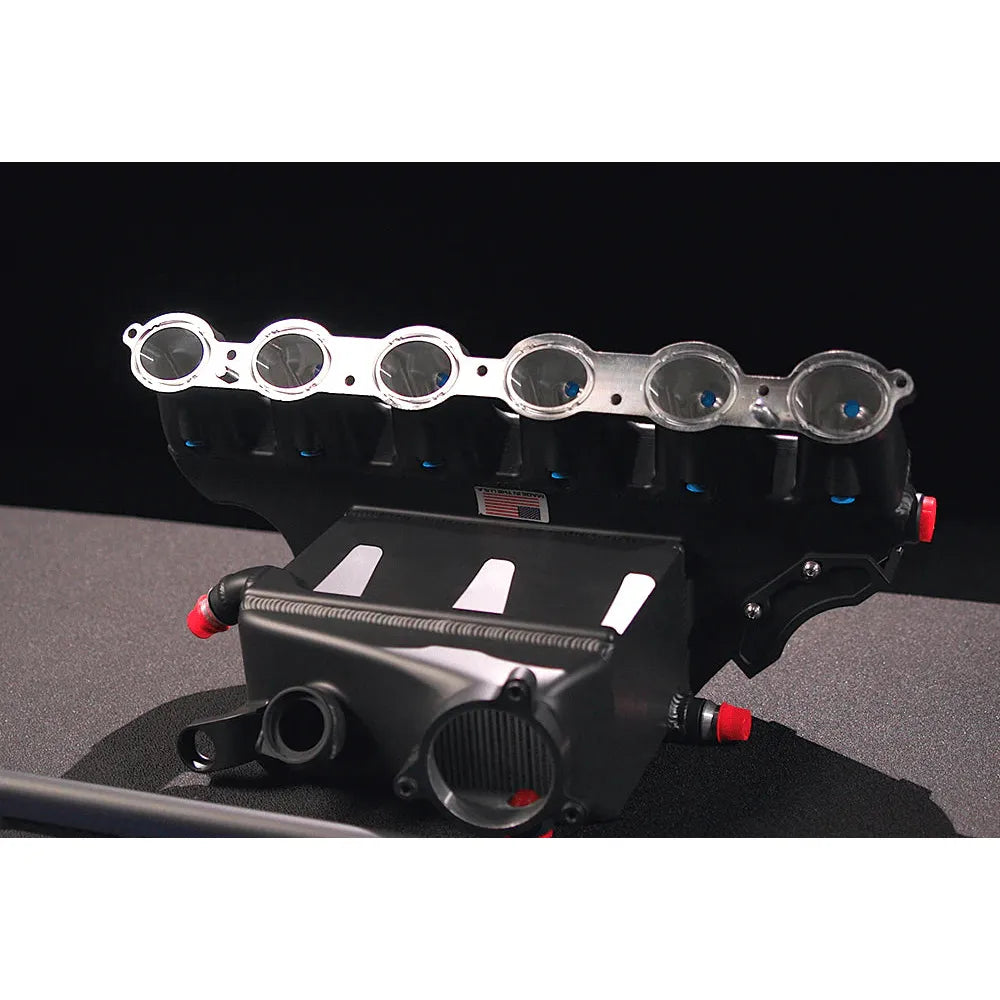CSF BMW M2/M3/M4 S58 Comp &amp; Non-Comp (G8X) Charge-Air Cooler Manifold - Thermal Dispersion Black